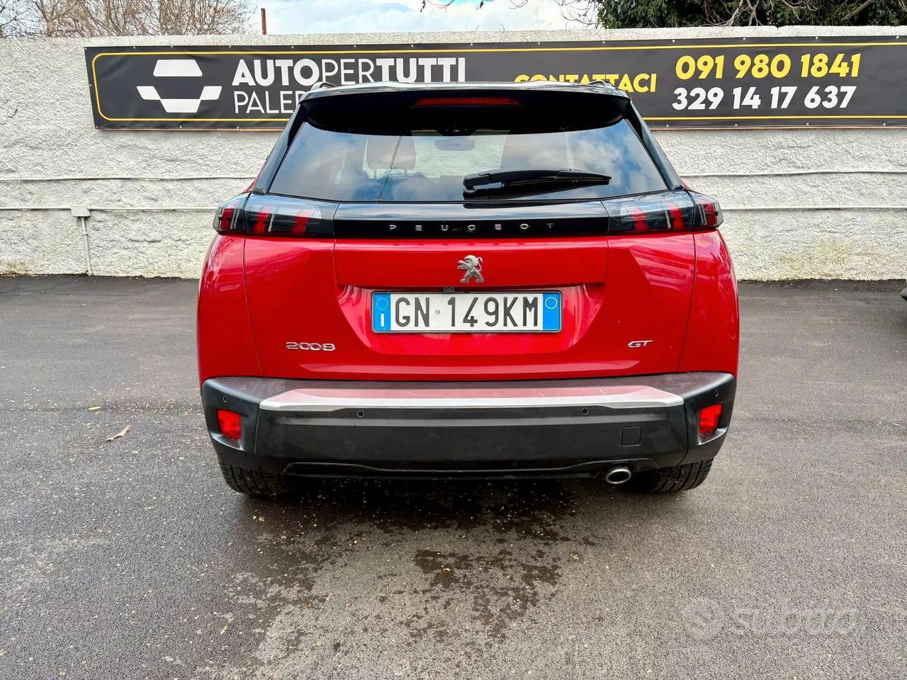 PEUGEOT 2008 1.5 BlueHDI(130cv) EAT8 GT AUTOMATICA