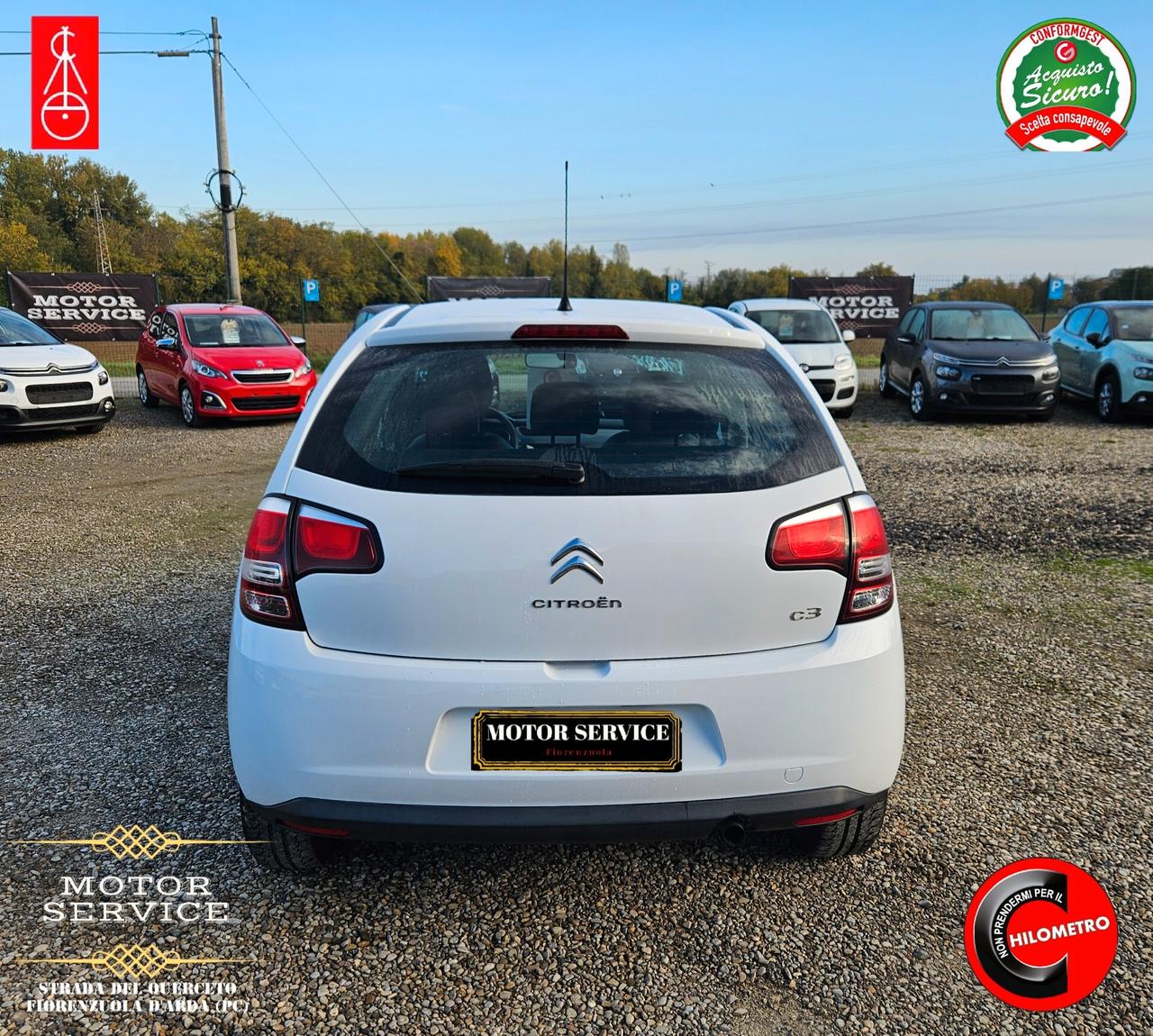 Citroen C3 1.2 BENZ NEOPATENTATI 44000KM DA 69€ MESE
