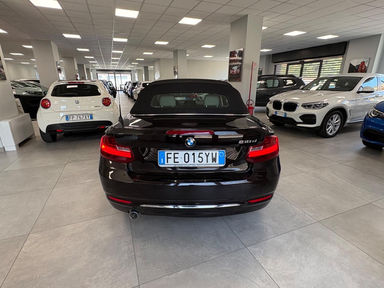 Bmw 218d Cabrio Luxury 2.0 150cv 2016 km 178000