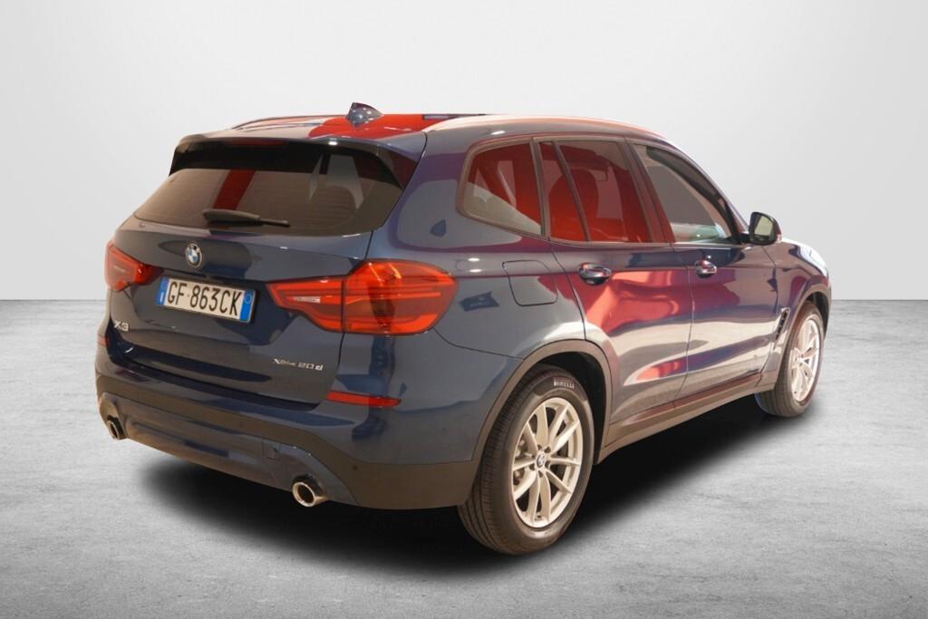 BMW X3 20D 190CV STEPTRONIC 48V X-DRIVE BUSINESS ADVANTAGE ( FARI LED - PELLE - CLIMA TRIZONA - CRUISE - NAVI - CARPLAY - PARK ASSISTANT - TELECAMERA POST. - CERCHI 18 )
