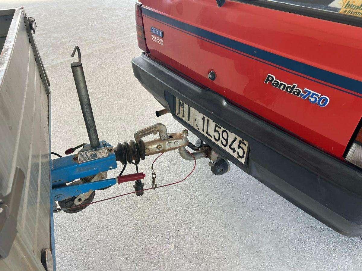 Fiat Panda 750 Young GANGIO TRAINO + CARRELLO OMOLOGATO