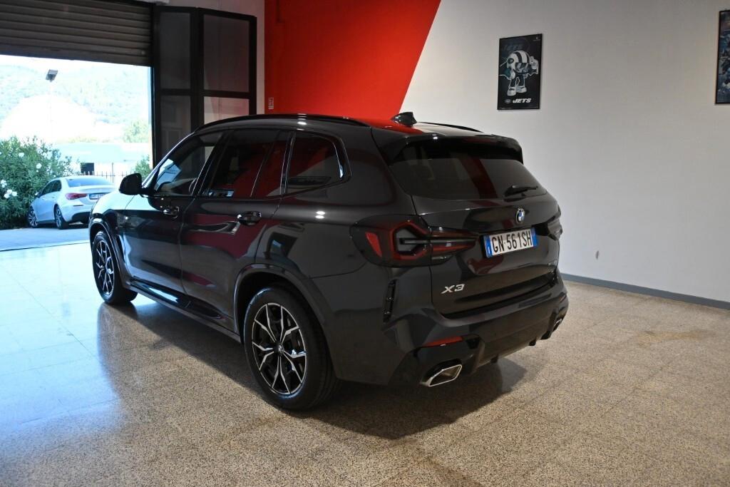 BMW X3 18D 150CV STEPTRONIC 48V S-DRIVE M-SPORT ( FARI LED ADATTIVI - BMW DIGITAL COCKPIT - CLIMA TRIZONA - NAVI - MIRROR - PARK ASSISTANT - TELECAMERA POST. - CERCHI 19 )