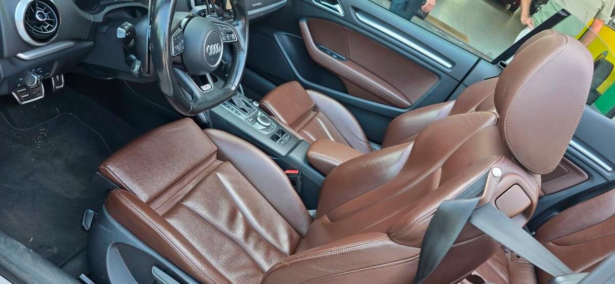 Audi A3 III 2016 Cabriolet Cabrio 4x4 edition 184cv S-LINE *GAR 2ANNI AUDI