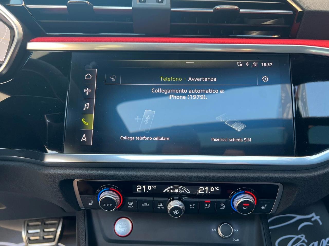AUDI RSQ3 SPB 2.5 S-TRONIC S-LINE QUATTRO 400CV TETTO PELLE NAVI ANNO 2021