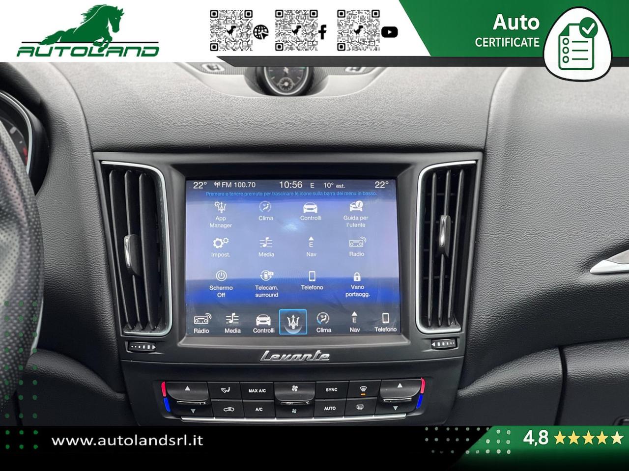 Maserati Levante 3.0 V6 Gransport 275cv auto Tetto Full