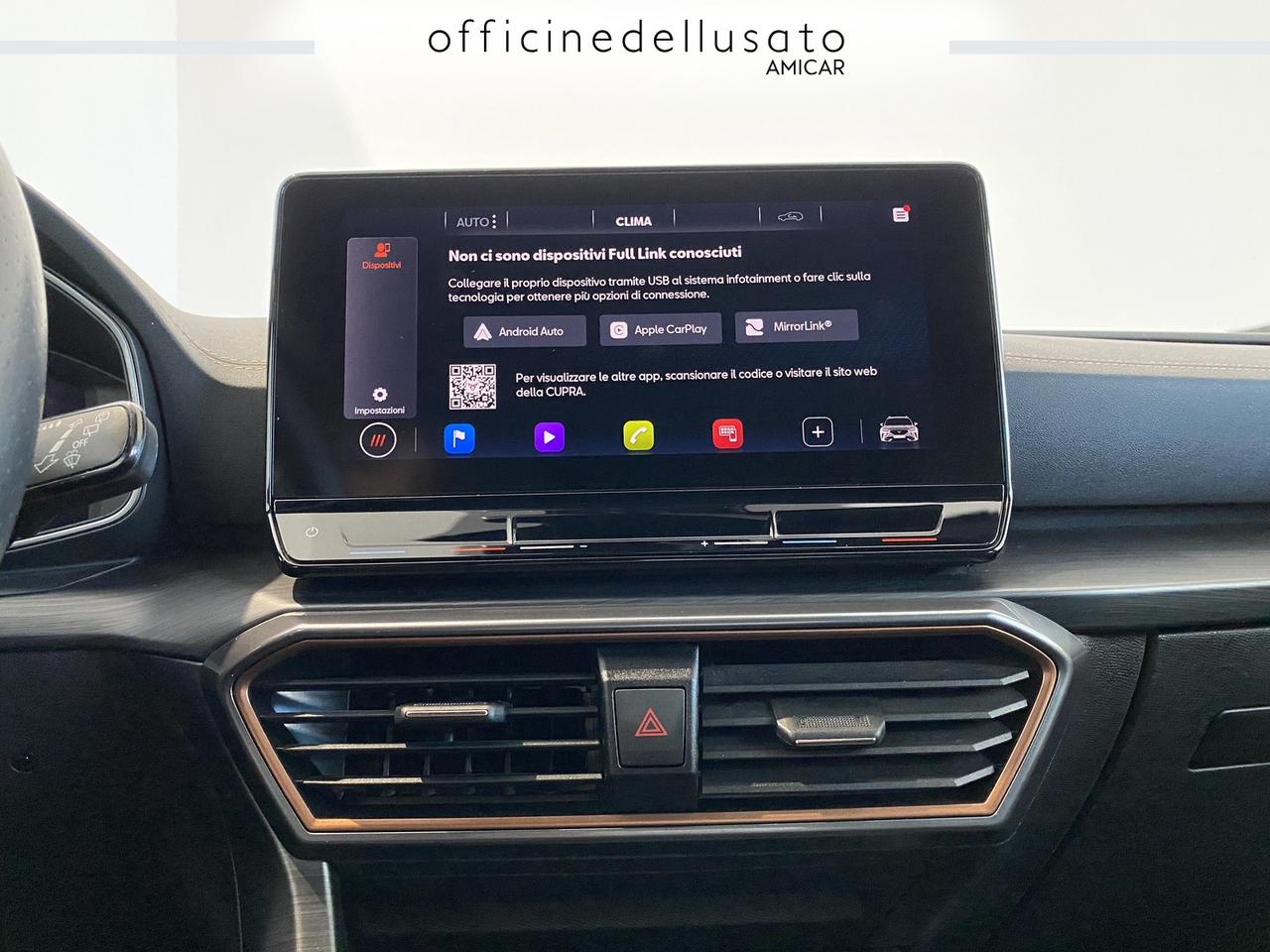 Cupra Formentor 1.5 tsi 150cv dsg