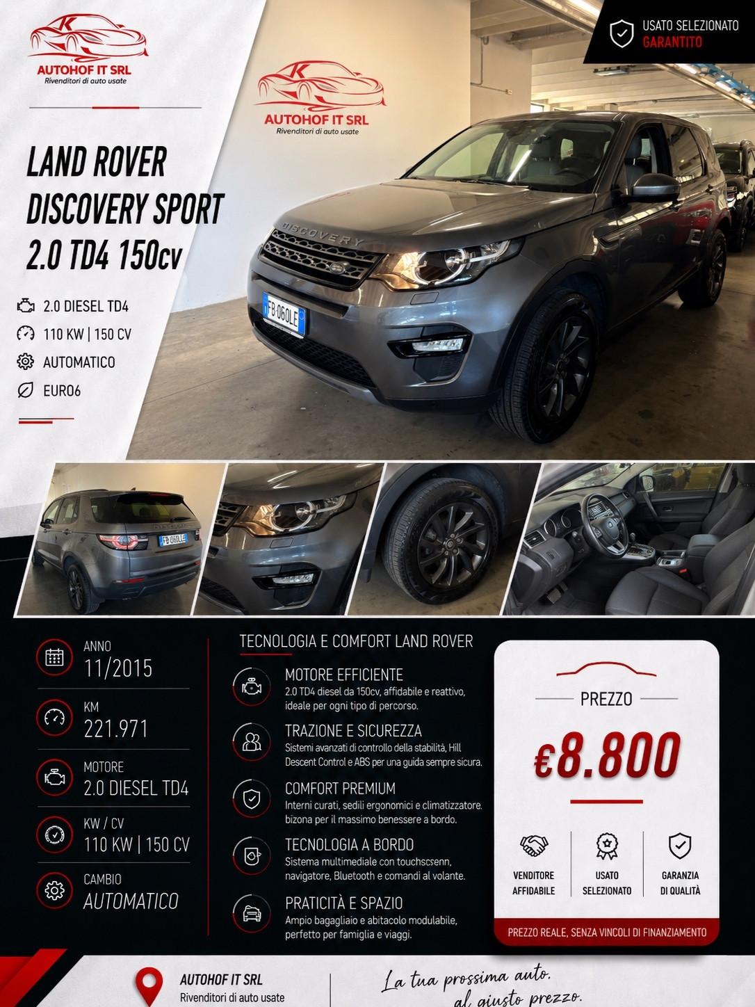 Land Rover Discovery Sport 2.0 TD4 HSE Luxury