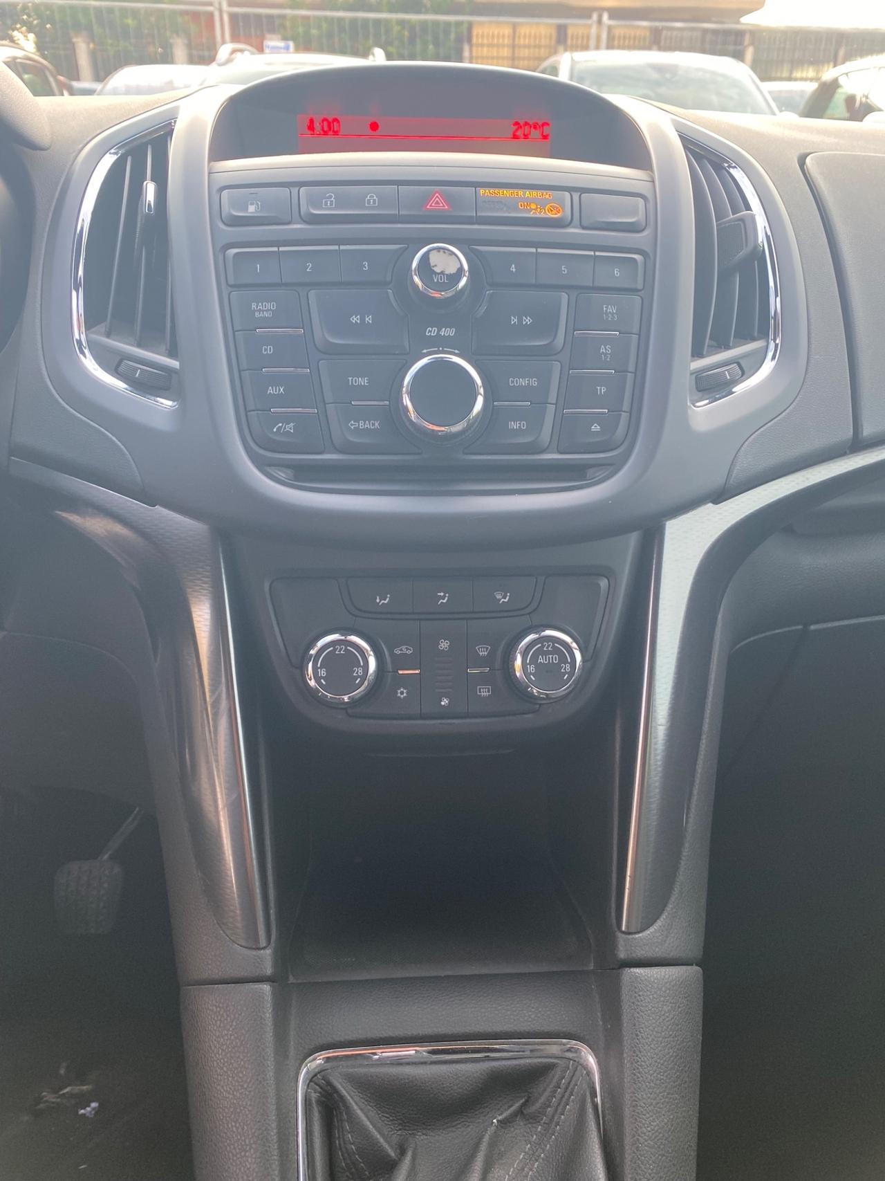 Opel Zafira 1.6 EcoM 7 Posti Fine 2012 Full