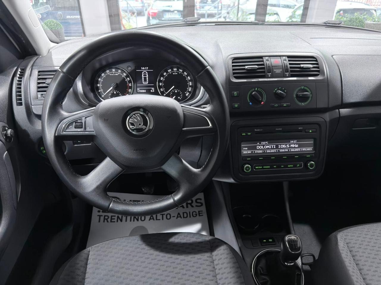 SKODA ROOMSTER 1.6TDI 90cv UNICOPROPRIETARIO