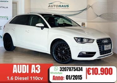 Audi A3 1.6 Diesel 110 cv - Sportback