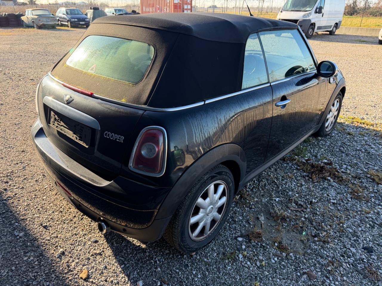 Mini 1.6 Cooper Cabrio MOTORE ROTTO RADIATA