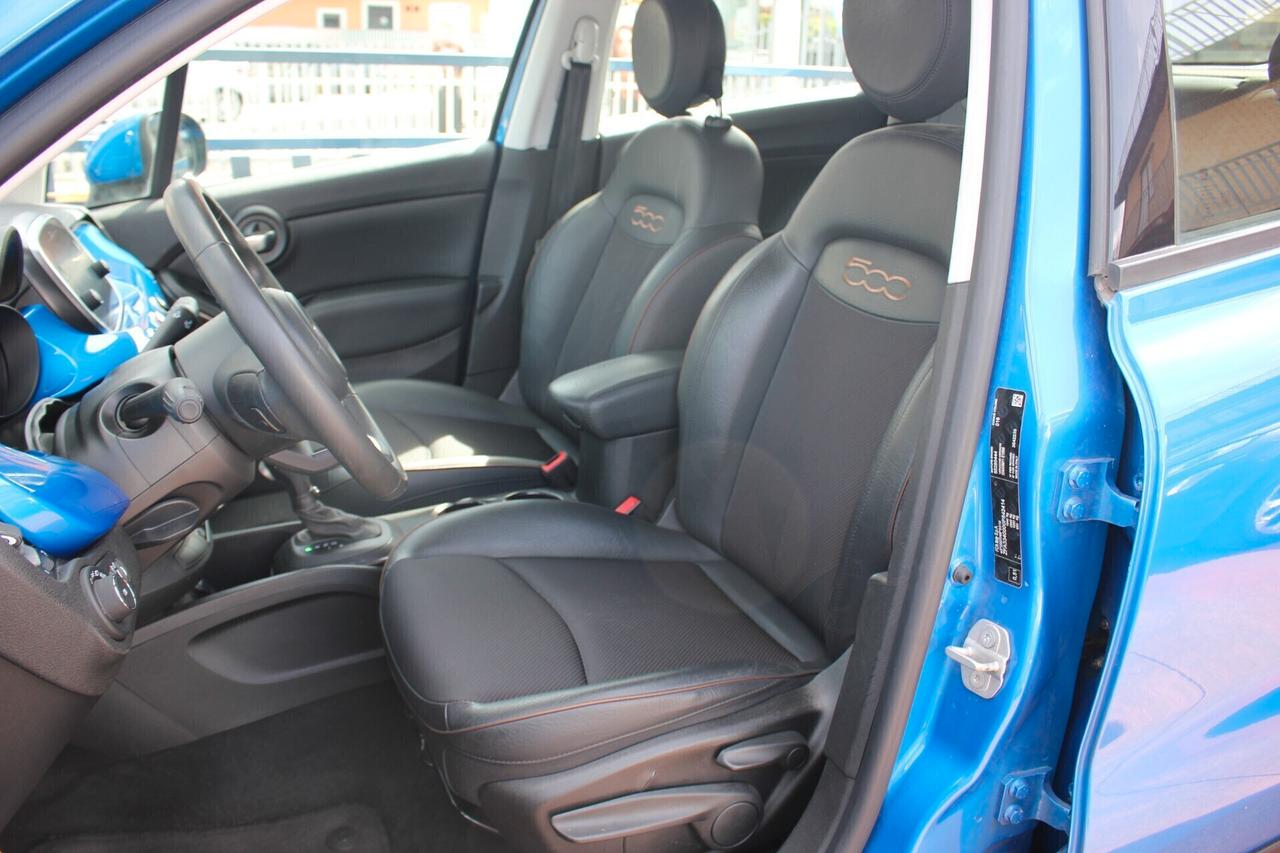 Fiat 500X 1.6MTJ 120CV AUTOM*PREZZO REALE*LOUNGE unipro-navi-mix pelle