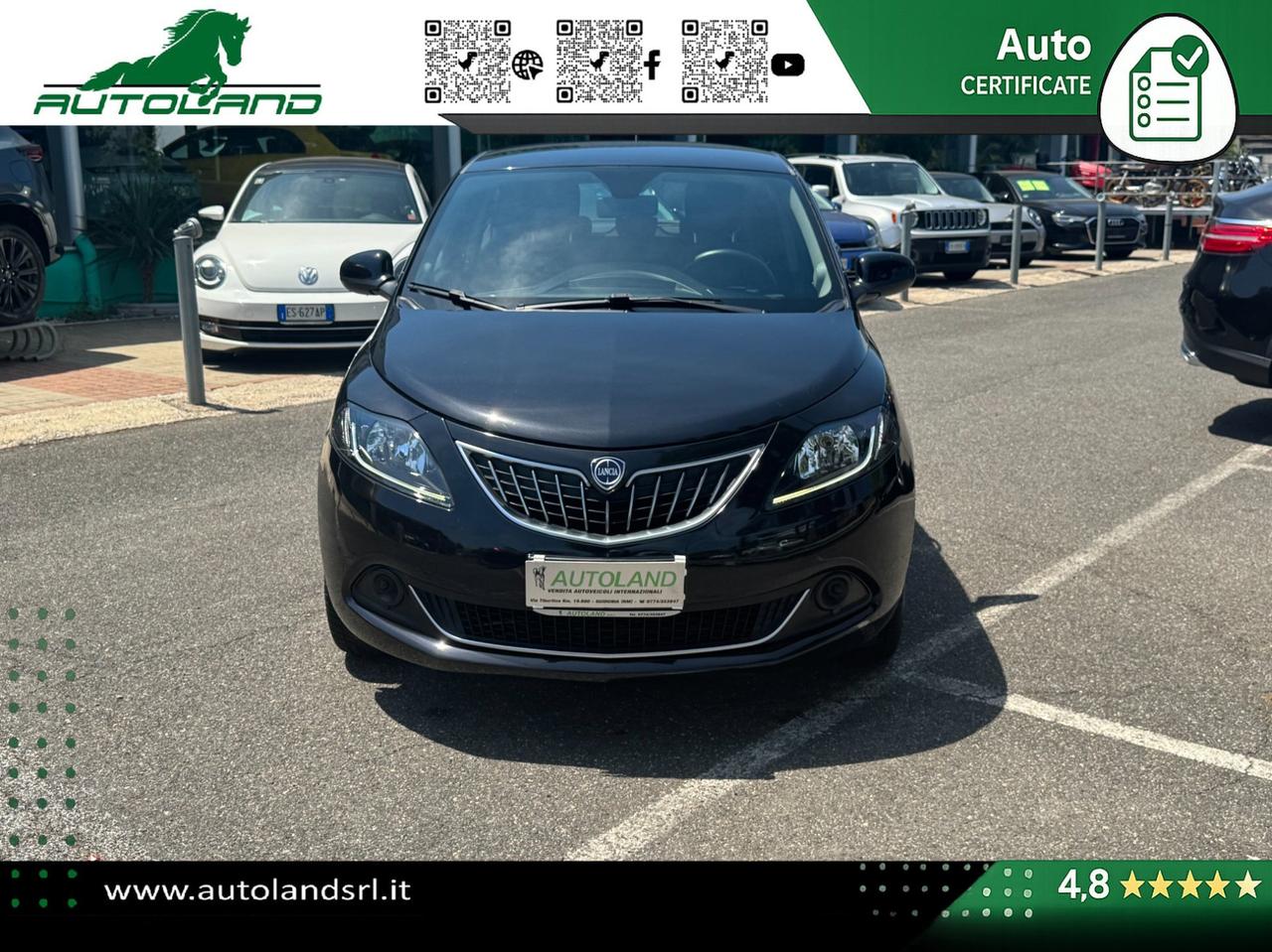 Lancia Ypsilon 1.0 firefly hybrid Silver s&s 70cv