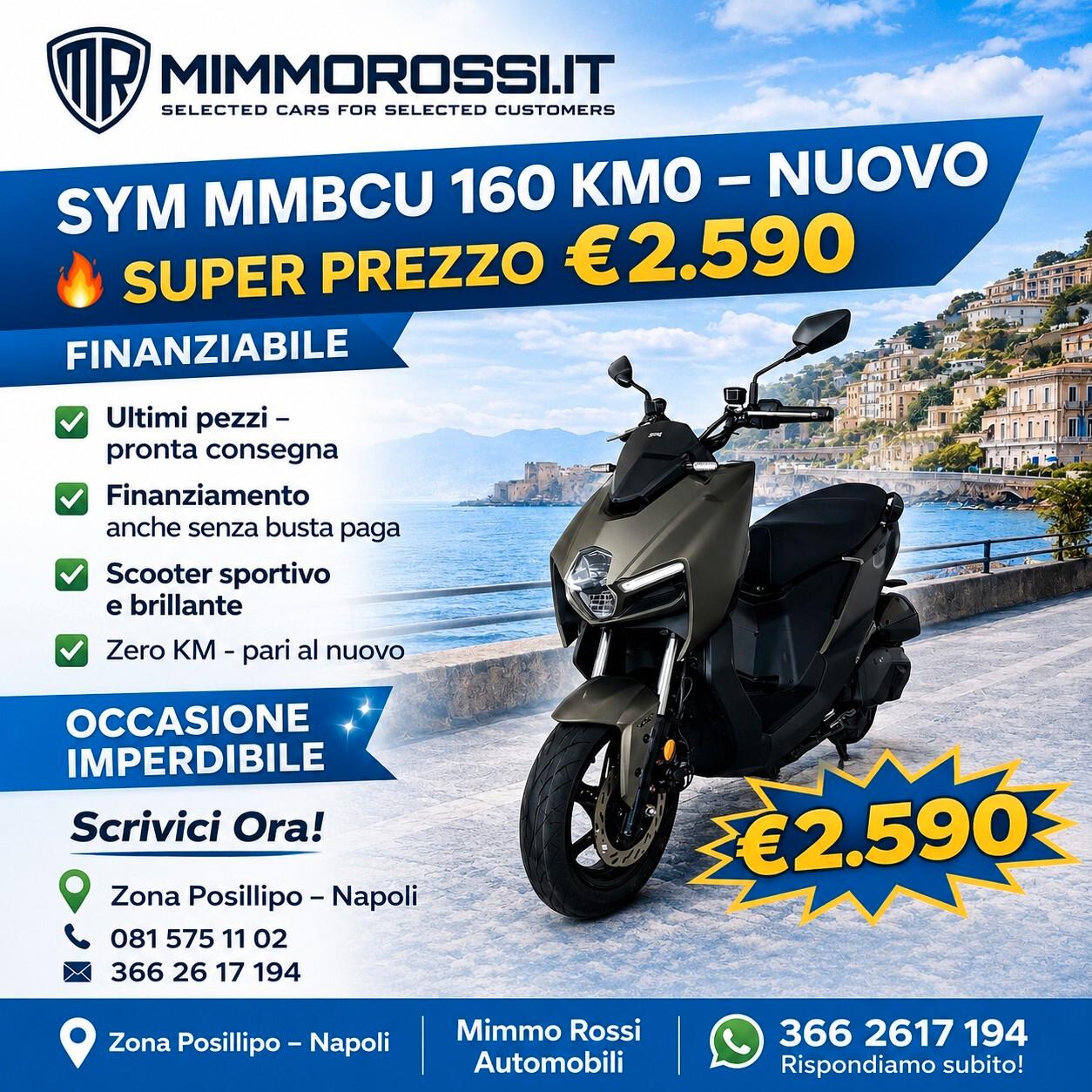 Sym MMBCU 160 Pronta Consegna