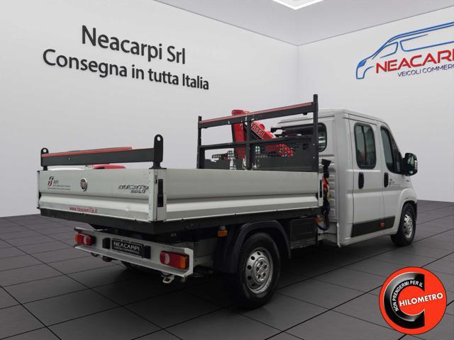FIAT Ducato MAXI 2.3 MJT 130CV CASSONE GRU FASSI DOPPIA CABINA