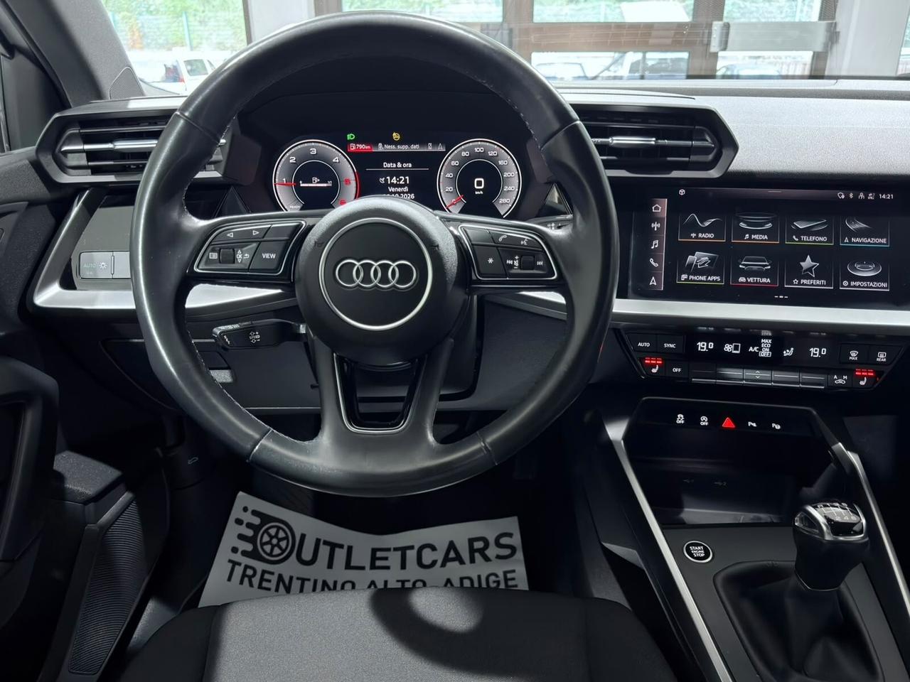 AUDI A3 SPORTBACK 30 2.0TDI 116CV MANUALE