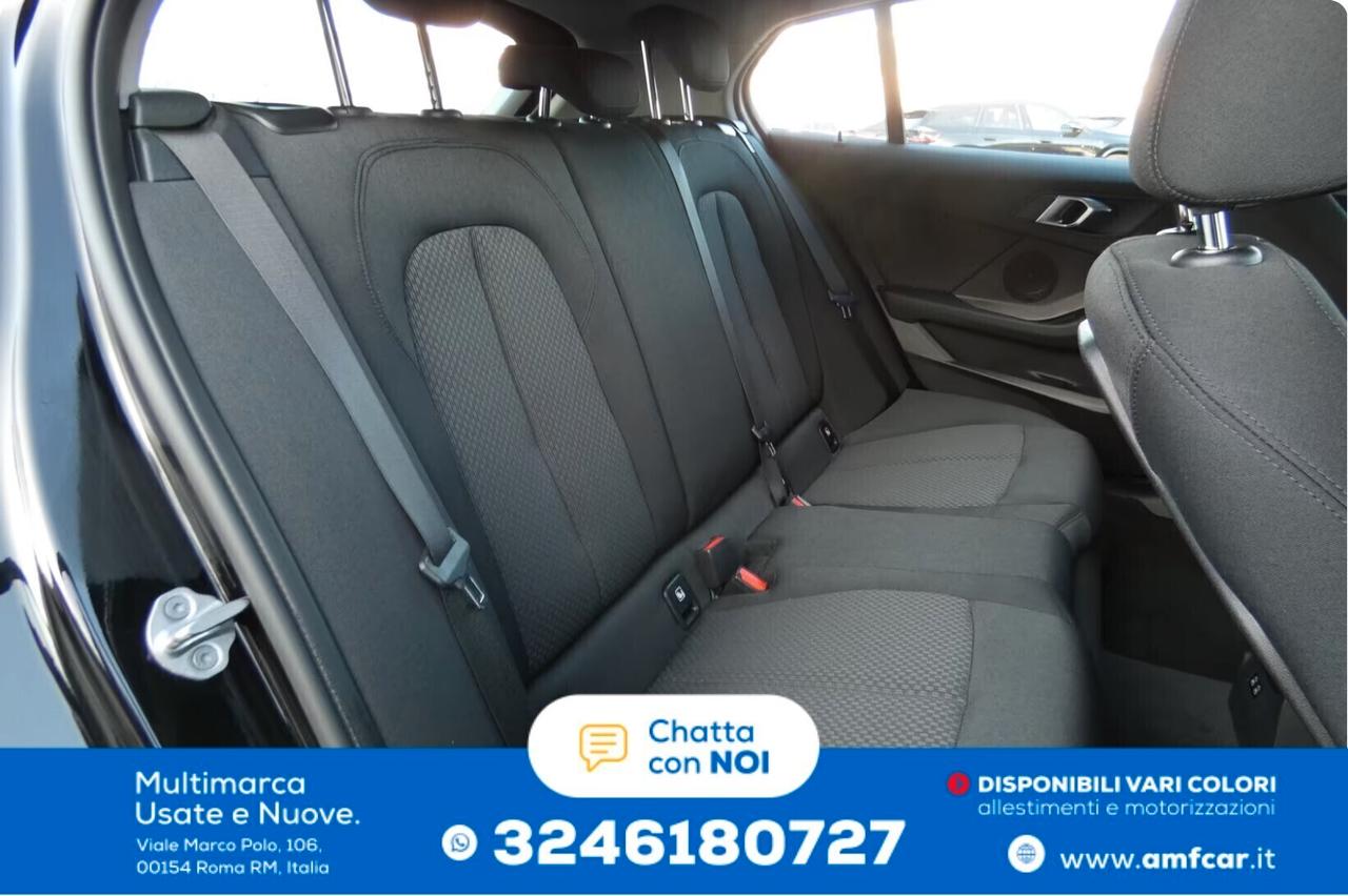 BMW 118i Advantage Cambio manuale navi