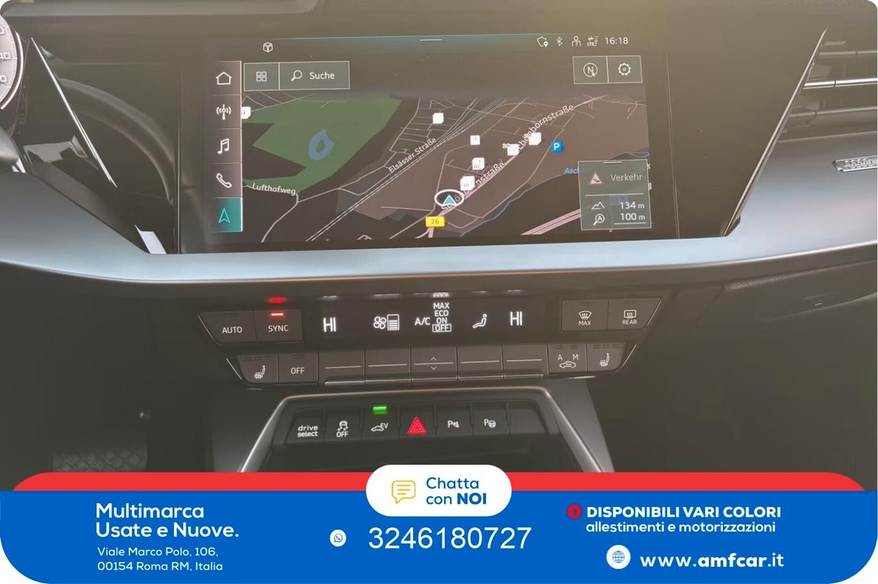 Audi A3 Sportback 40 TFSI e S-Line *Navi*Telecamera*ACC*