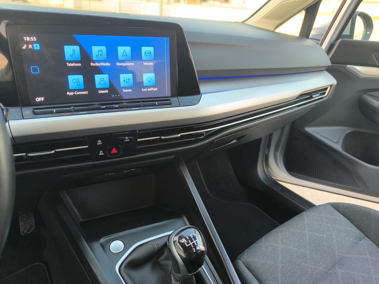 VOLKSWAGEN GOLF 8 2.0 TDI 115cv NAV/LUCI AMBIENT