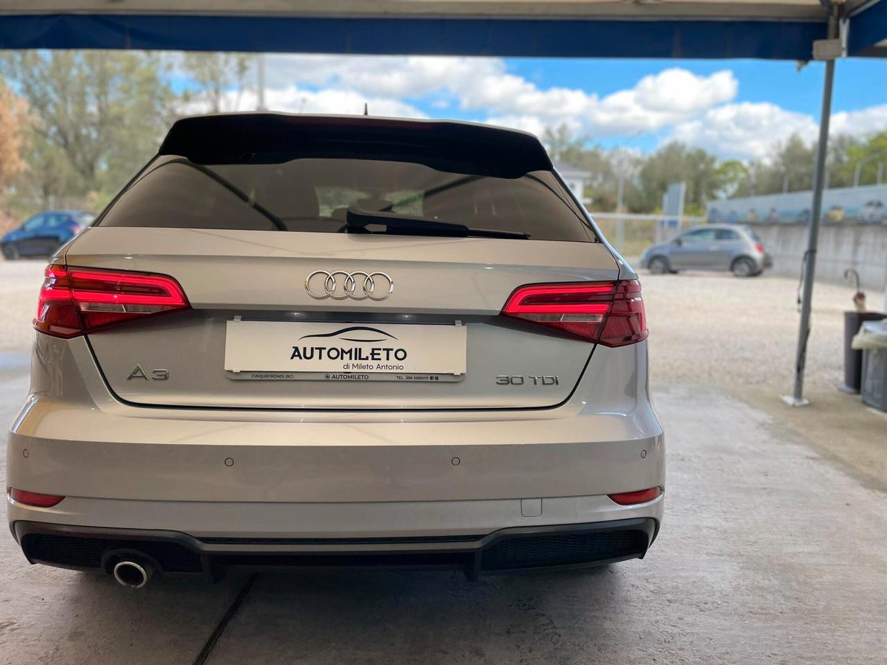 Audi A3 30 TDI S tronic Sport S-line UNICOPROPRIETARIO