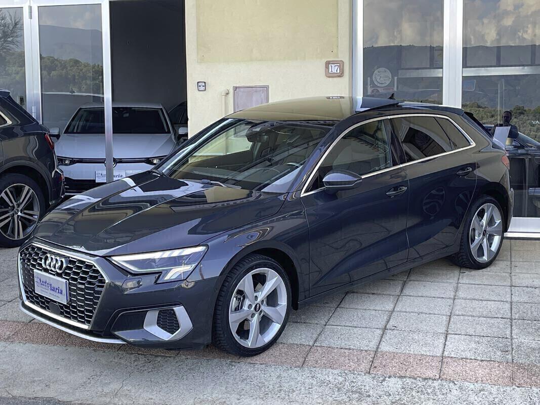 Audi A3 SPB 30 2.0 TDI Adavanced S-Line Tetto Apribile Navi Fari Full Led Aziendale ufficiale Audi Italia