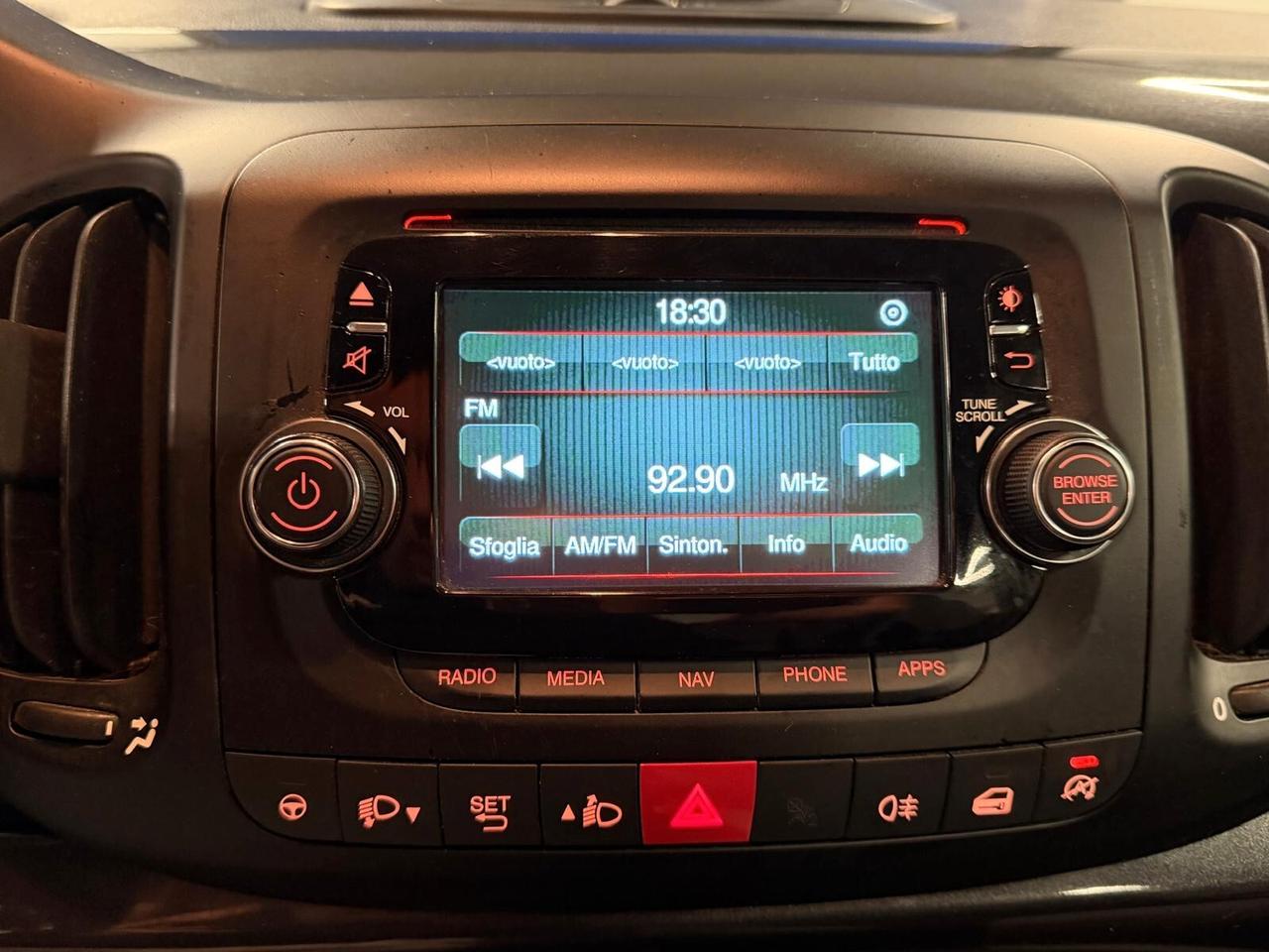 FIAT 500L LOUNGE 1.3 MJT 95CV NAVI CRUISE GANCIO TRAINO ANNO 2016