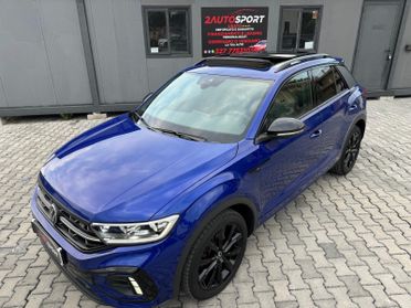 Volkswagen T-Roc 2.0 R LINE TETTO PELLE FULL LED GANCIO TRAINO UNICOPROPRIETARIO TAGLIANDI CASA MADRE VOLKSWAGEN 2023