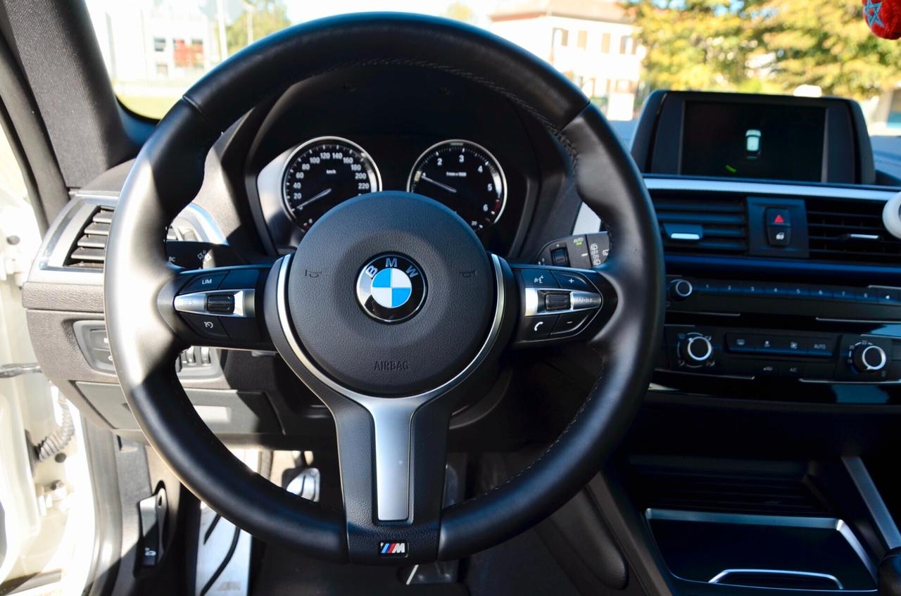 BMW 116d MSPORT 3p 116cv MANUALE, EURO 6C, UFF ITALIANA, SERVICE BMW, PELLE, FULL LED, PERMUTE