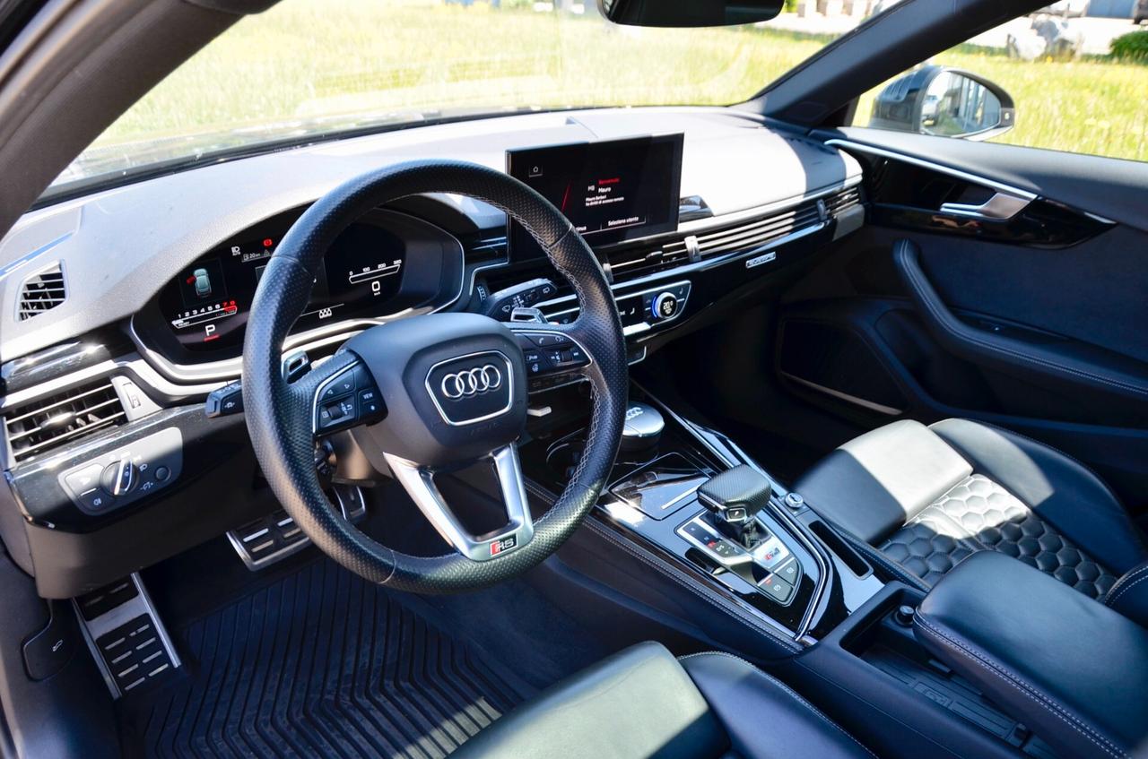 AUDI RS4 AVANT 2.9 TFSI QUATTRO 450cv TIPTRONIC, GARANZIA AUDI 9/27, CARBOCERAMICA, TETTO, B&O, DYNAMIC PLUS, MATRIX, 20", PERMUTE