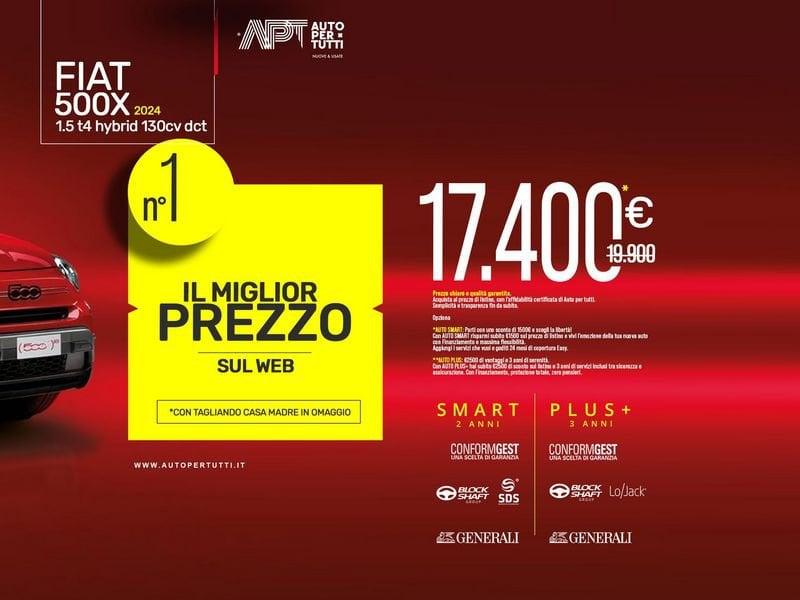 FIAT 500X 500X 1.5 t4 hybrid 130cv dct
