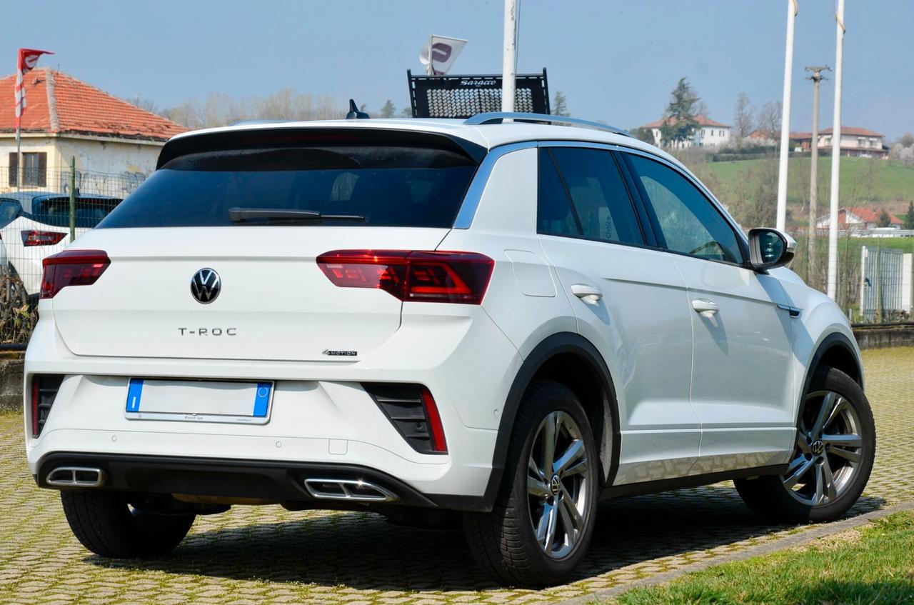 VOLKSWAGEN T-ROC 2.0 TDI R-LINE 4MOTION 150cv DSG, GARANZIA UFF VW, UNICOPROPRIETARIO, SERVICE VW, UFF ITALIANA, IQ LED, PERMUTE