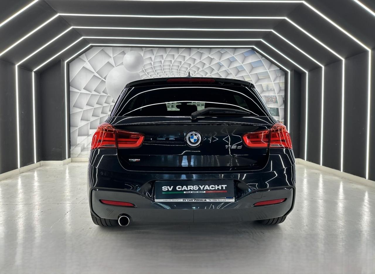 BMW 116 Msport DIESEL 5p-KM CERTIFICATI-PERMUTE-
