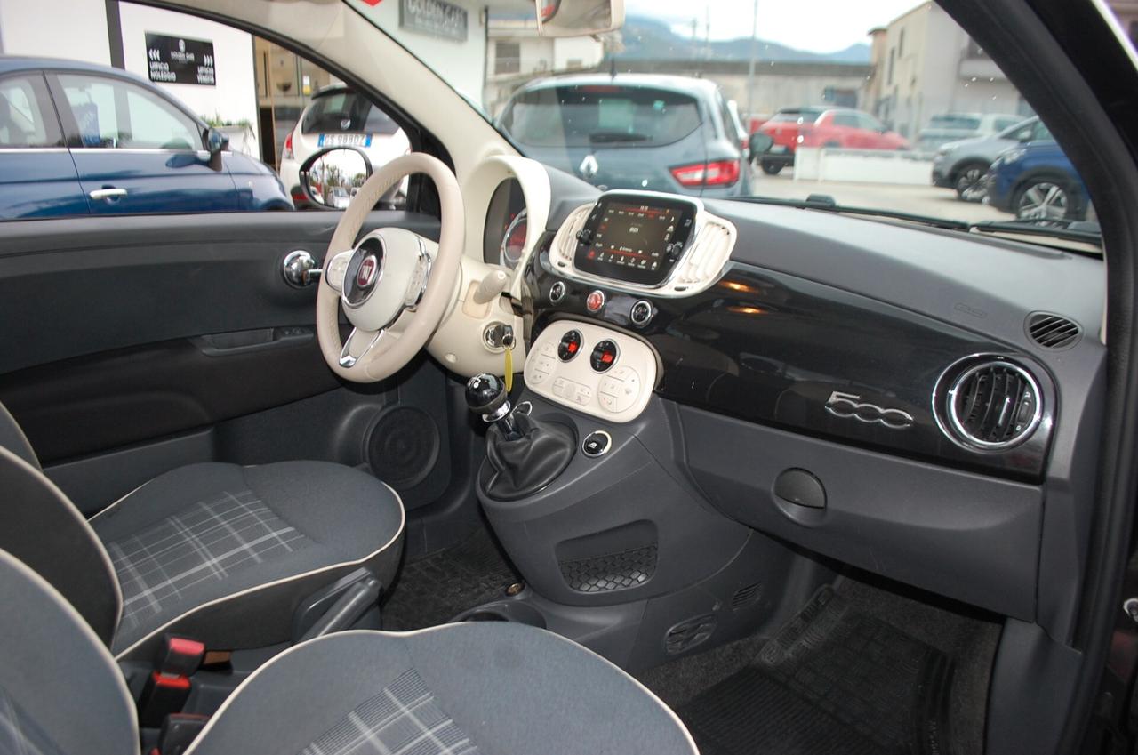 Fiat 500 1.2 Lounge Gpl 69CV Uff italy Navi Lega Tetto