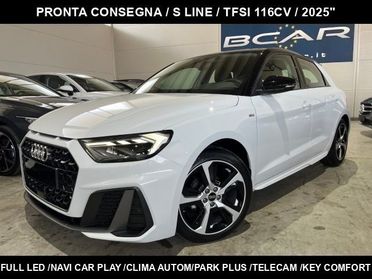 AUDI A1 SPB 30TFSI 116CV S line "17 Sline/LED/KEY C./TELEC