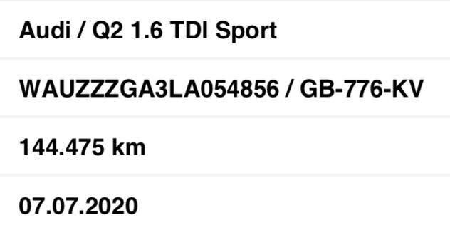 Audi Q2 SPORT DSG7 116CV