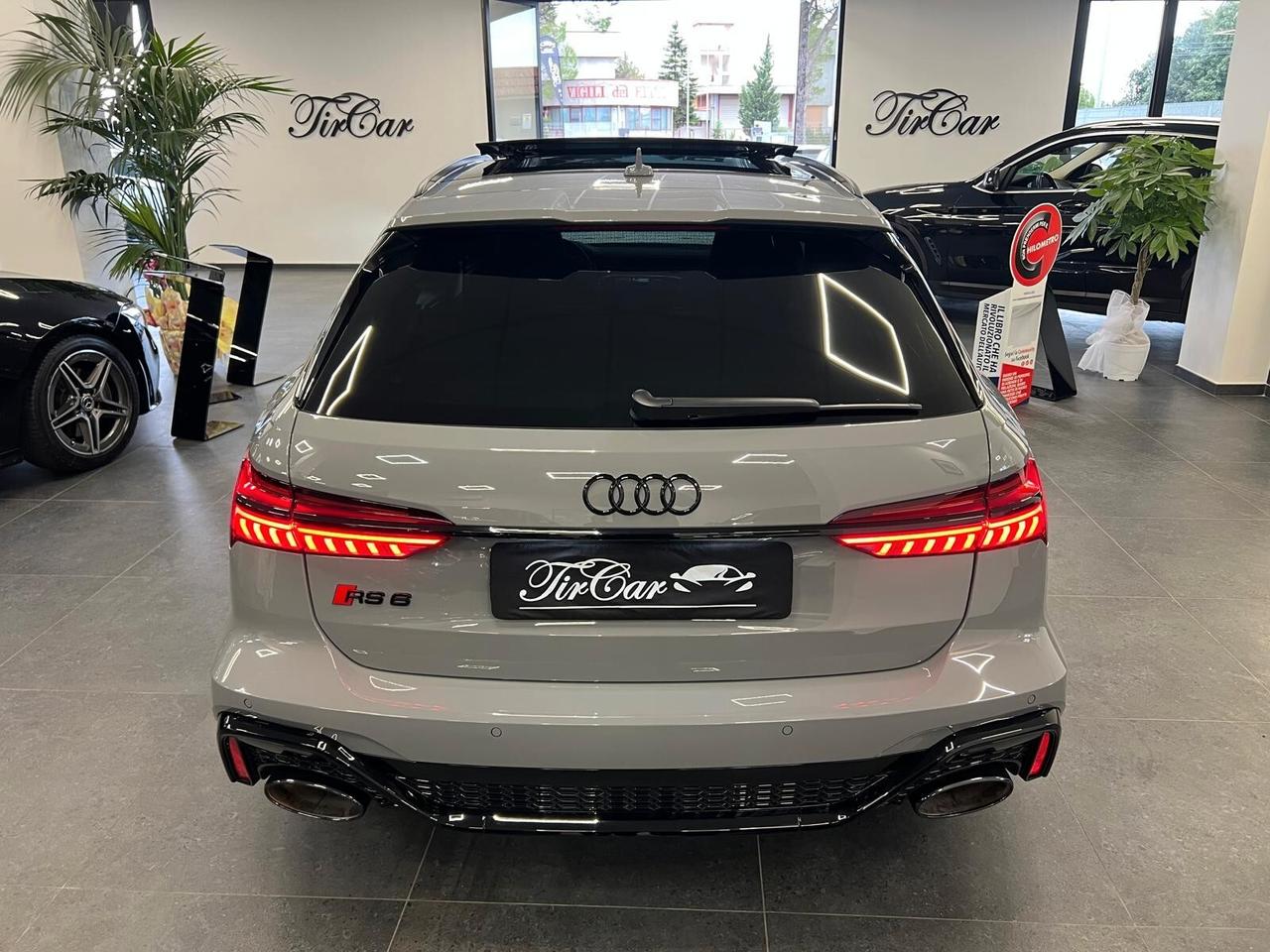 AUDI RS6 AVANT 4.0 V8 MHEV 600CV QUATTRO TETTO PELLE NAVI ANNO 2023