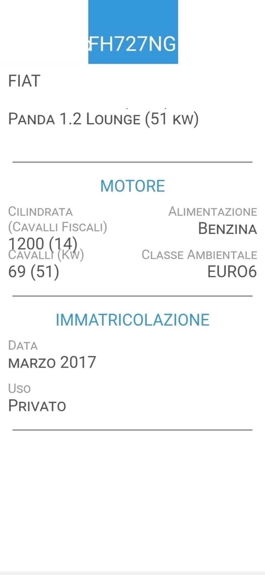 FIAT PANDA 1200-UNICA PROPRIET-FOTO 3 REVISIONI