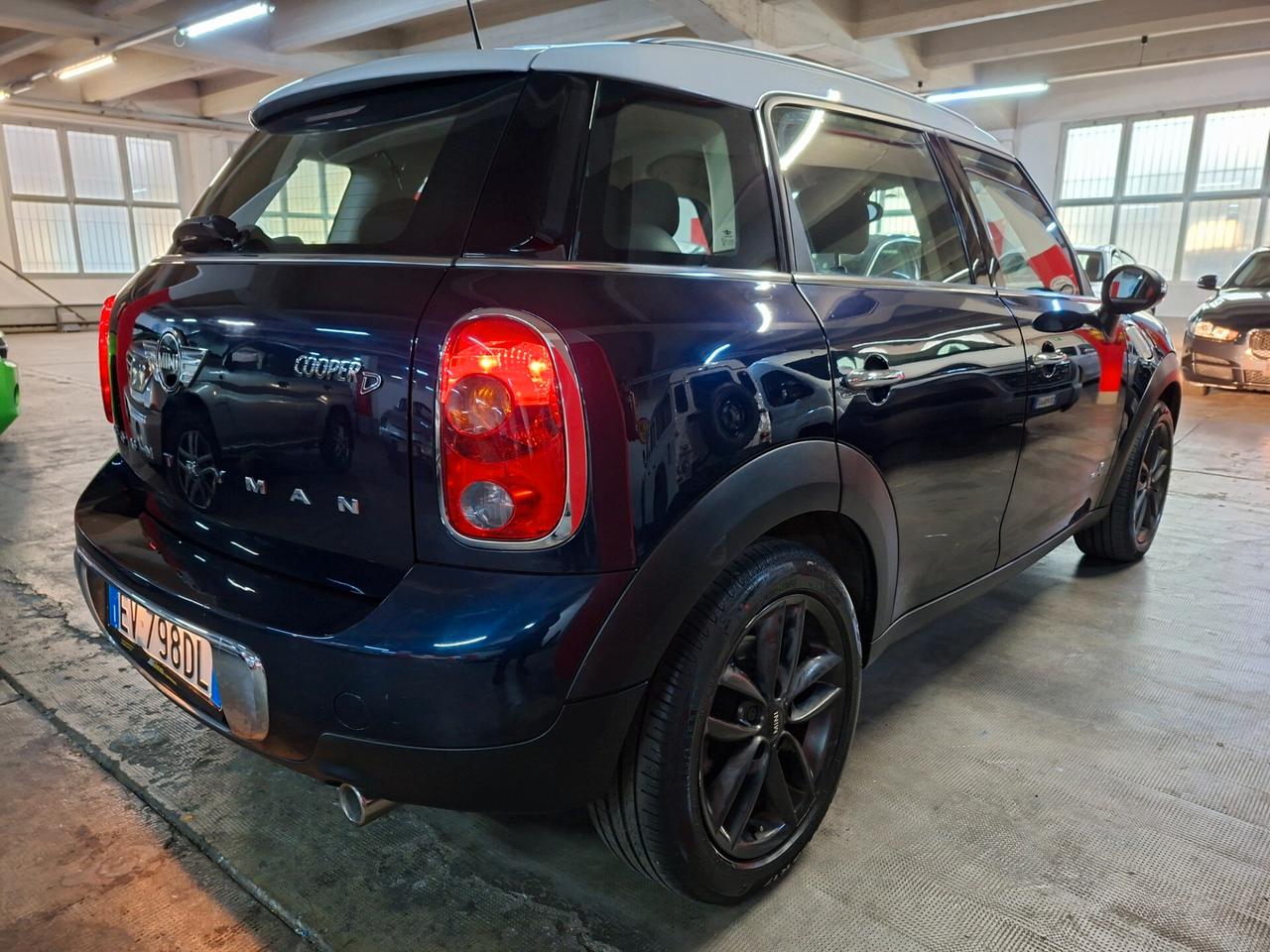 Mini Cooper D Countryman 1.6 ALL4 4X4 C.LEGA UNIPRO' TETTO BIANCO