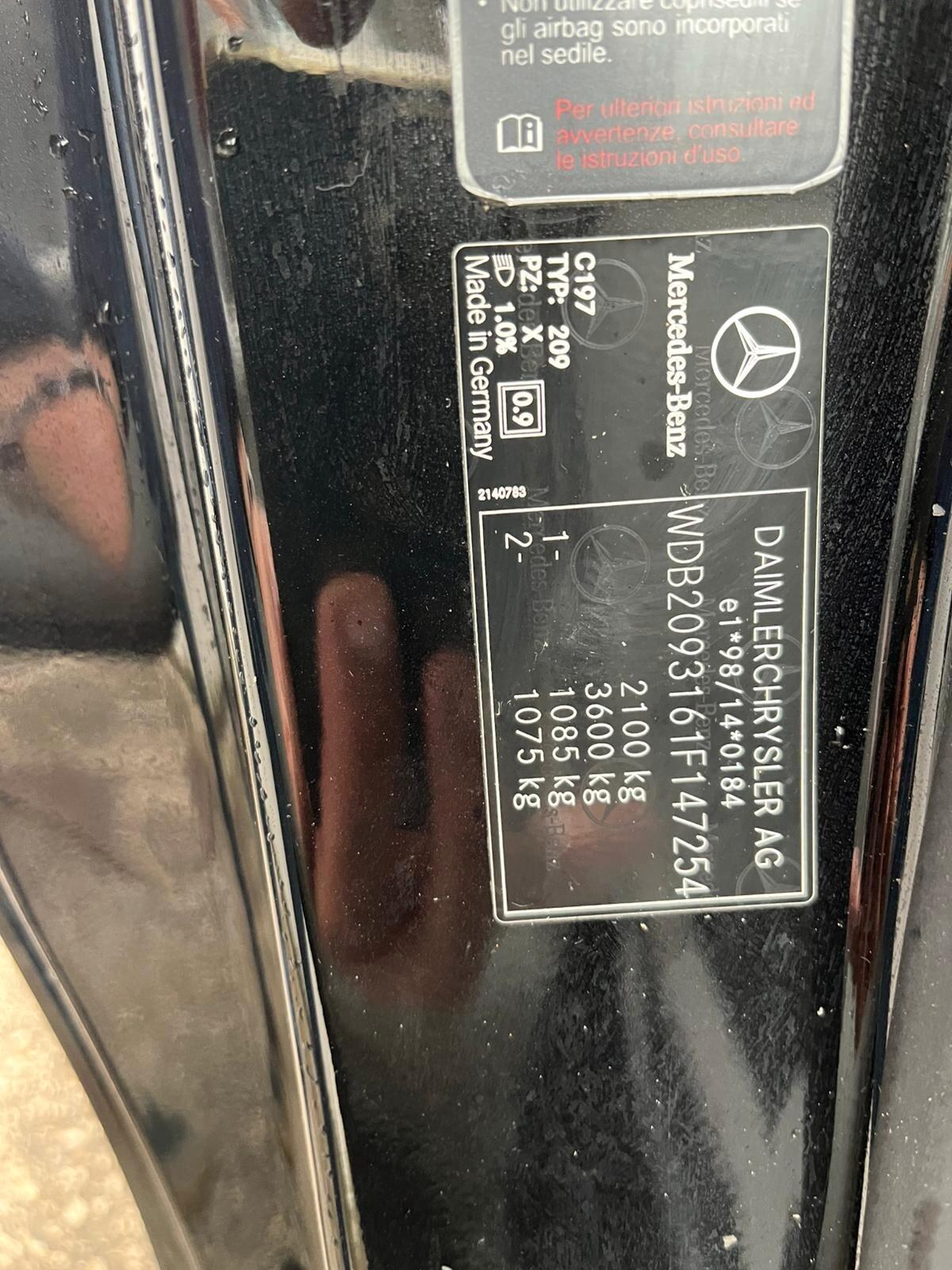 Mercedes-benz CLK 270 CDI cat Elegance