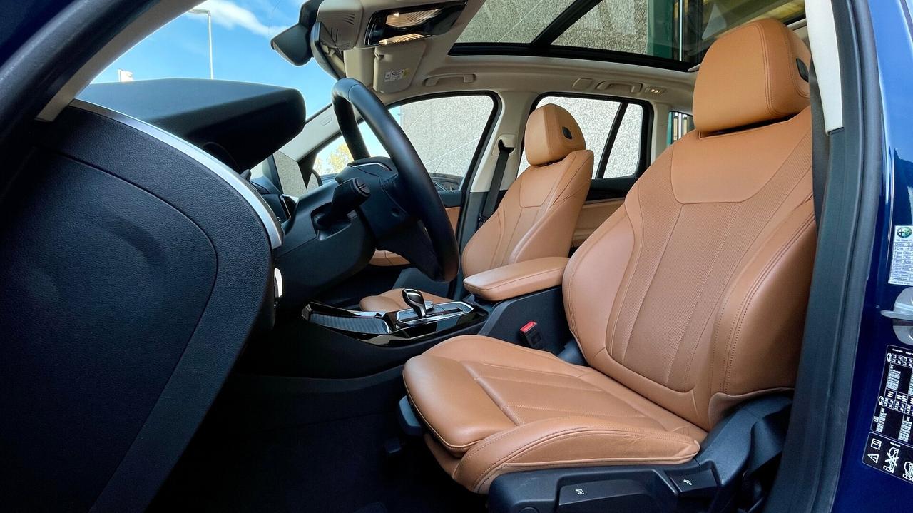 Bmw X3 X-DRIVE 48V 2.0 ADVANTAGE 190CV - FULL LED, TETTO, PELLE