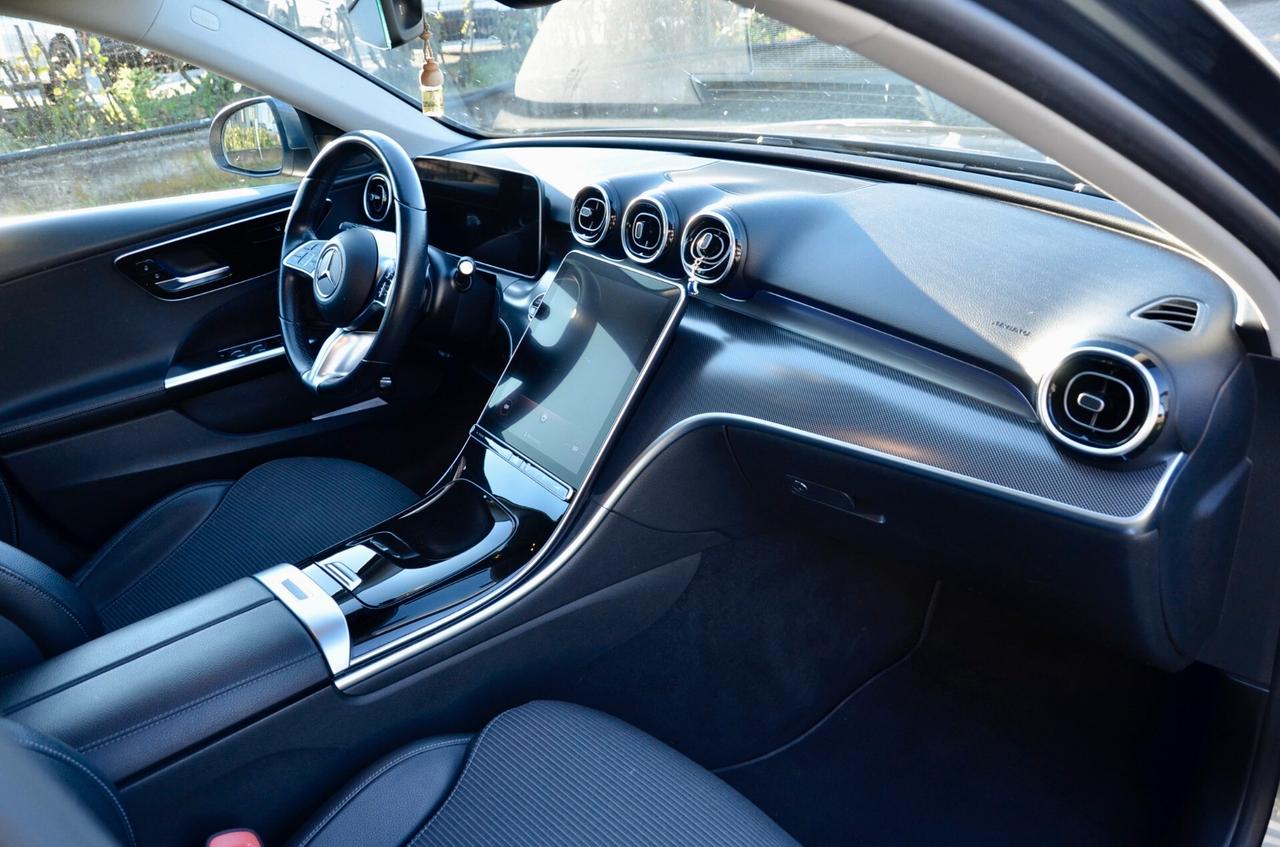 MERCEDES-BENZ C 220d SW MHEV SPORT 200cv AUTO, UFF ITALIANA, EURO 6D, FARI LED, RETROCAMERA, LUCI AMBIENTE, PERMUTE