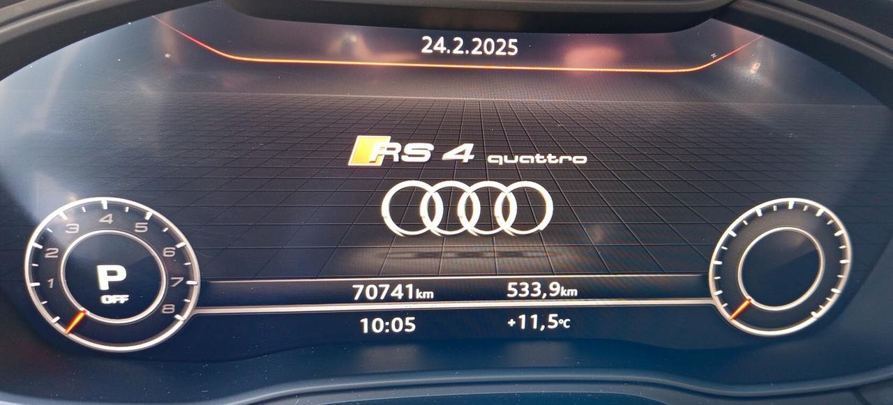 Audi RS4 Avant 2.9 TFSI Quattro Tiptronic Pelle-Navi-Matrix-Tetto-Scarichi Capristo-R20"