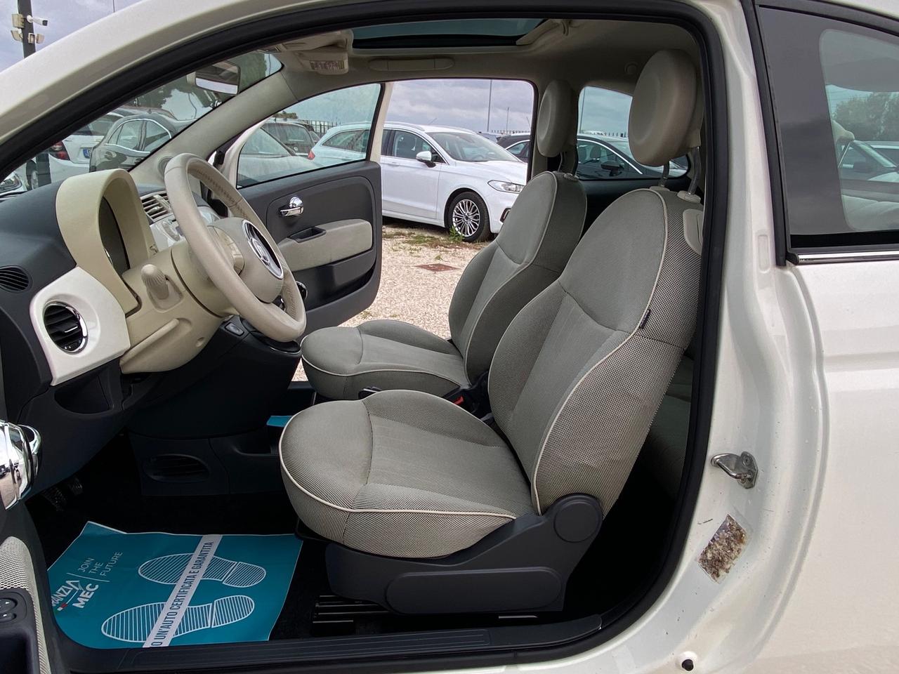 Fiat 500 1.2 Lounge TETTO UNICO PROPIETARIO NEOPATENTATI