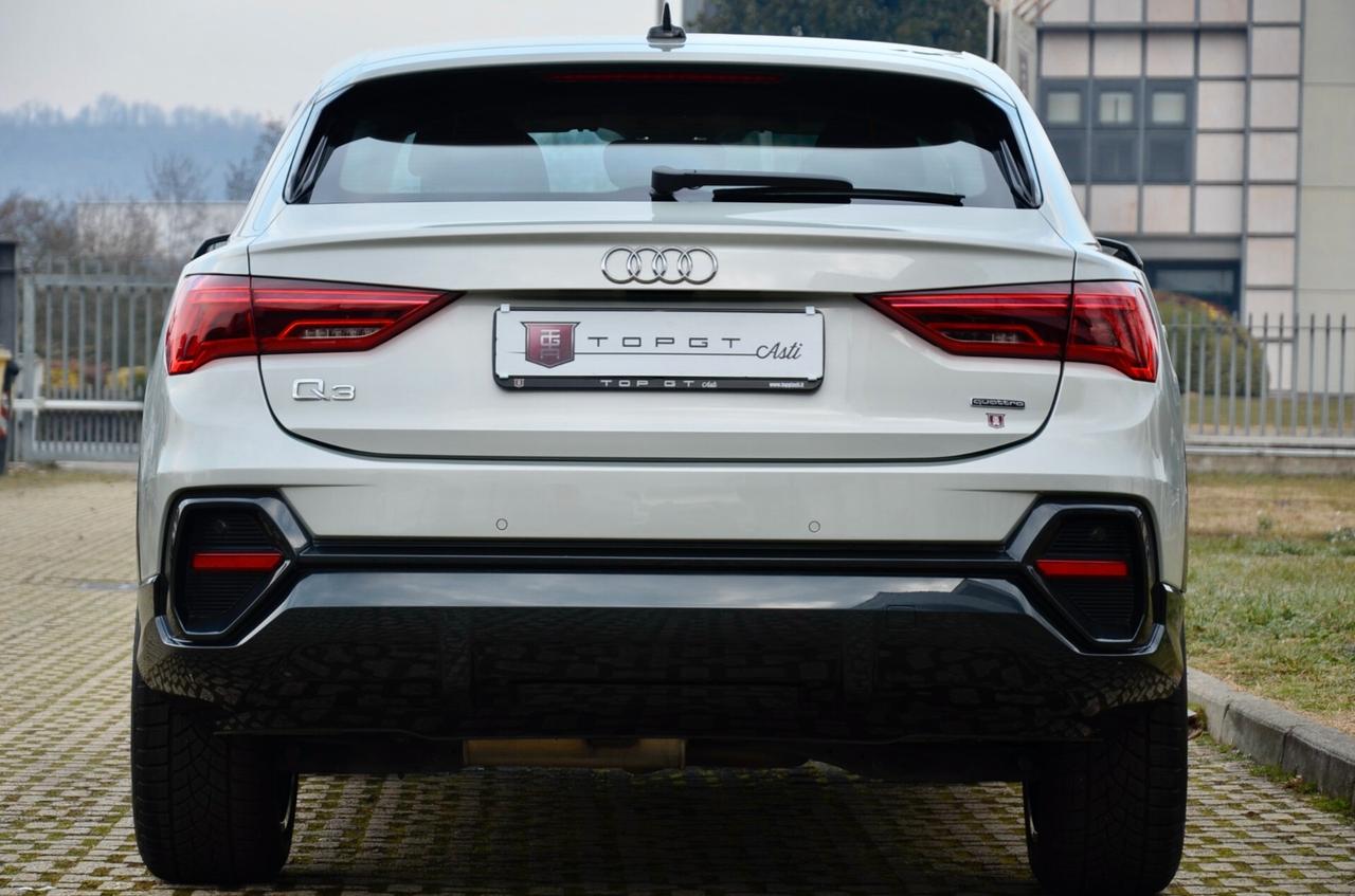 AUDI Q3 SPB 2.0 TDI S-LINE EDITION QUATTRO 150cv S-TRONIC, UNICOPROPRIETARIO, GARANZIA AUDI 1/2028, SERVICE AUDI, UFF ITALIANA, ARGENTO RUGIADA, EURO 6D, FARI FULL LED, 19", PERMUTE