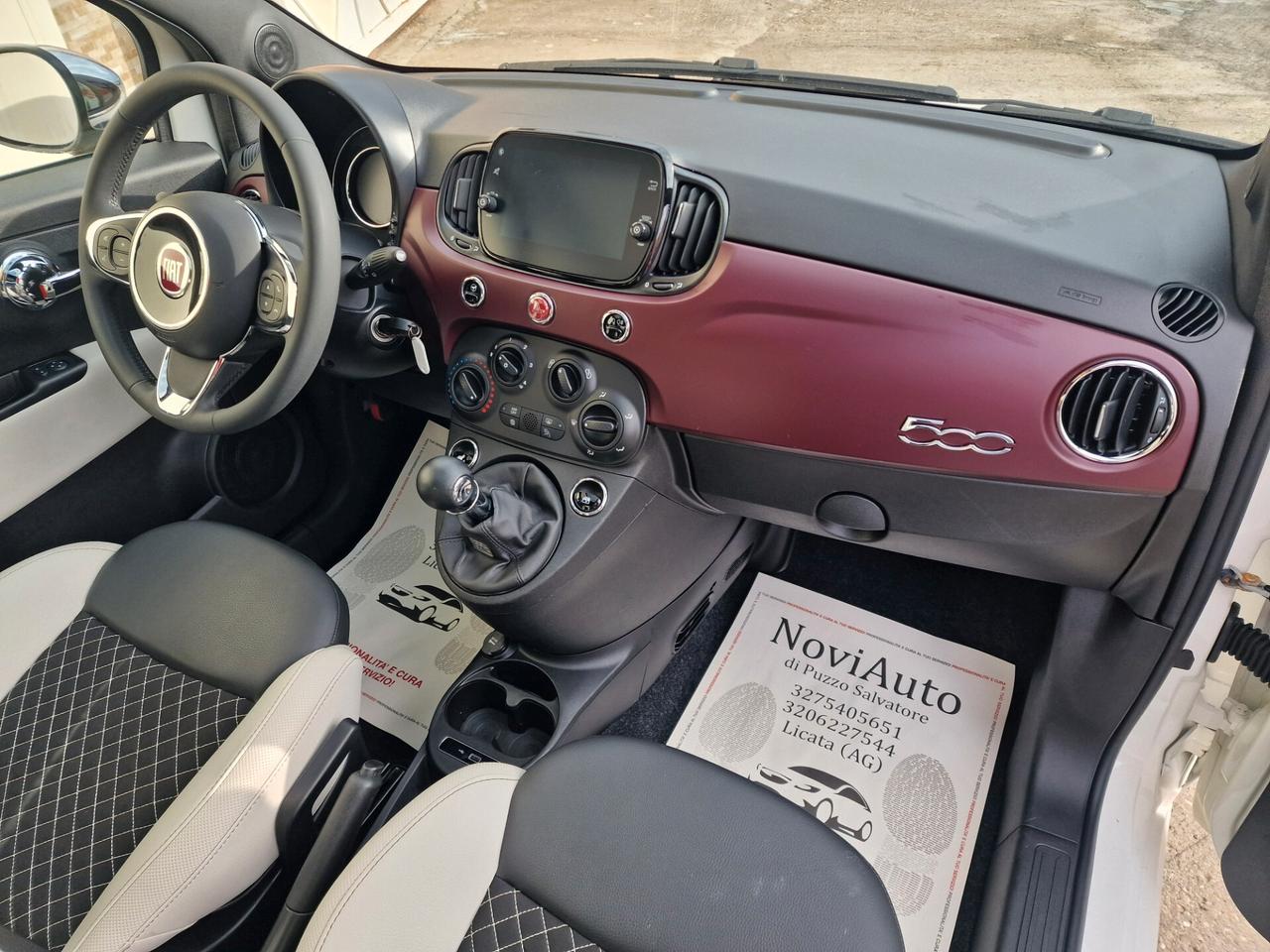 Fiat 500 Lounge 1.2 benzina 70cv