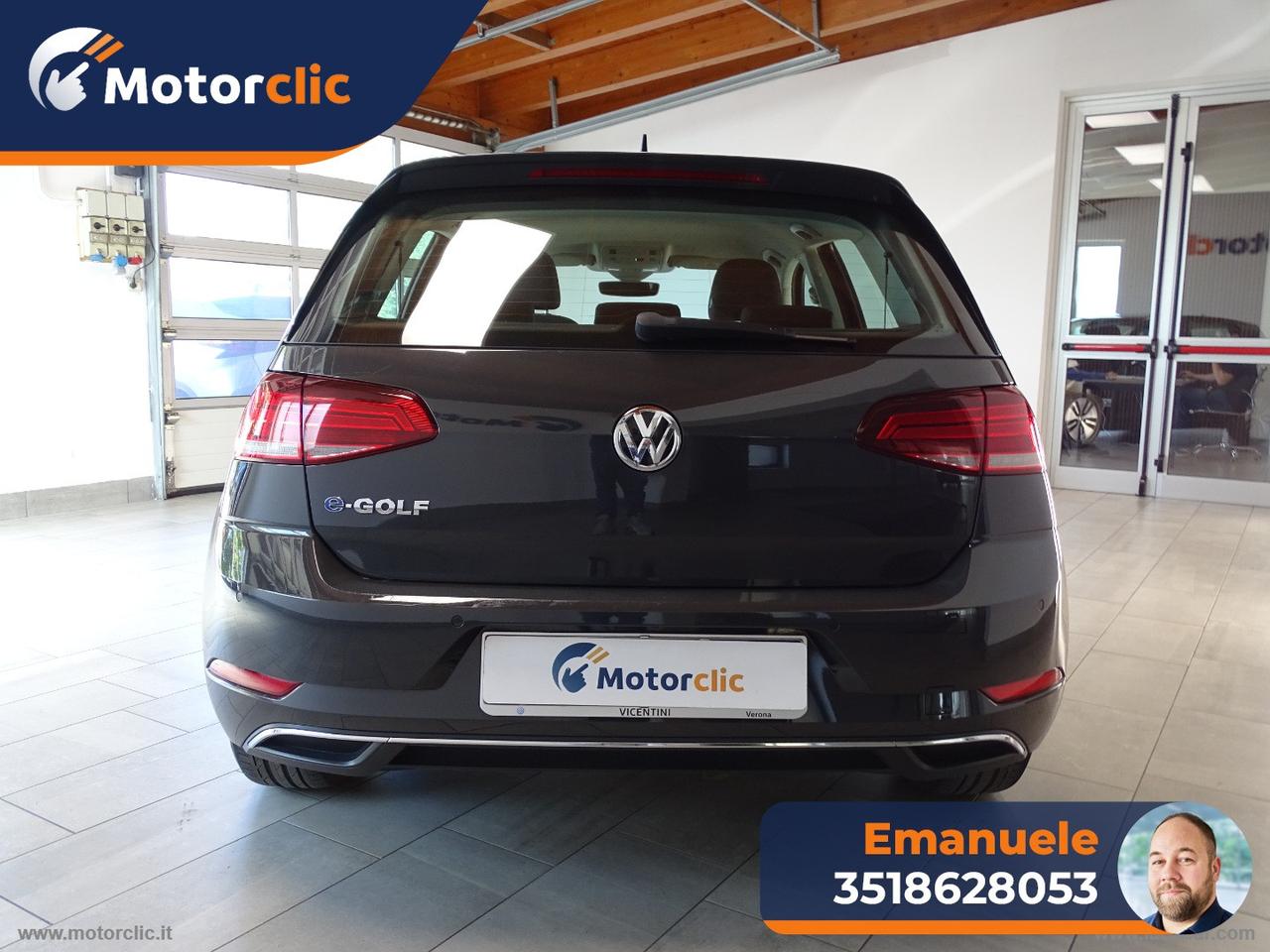 VOLKSWAGEN e-Golf 136 CV PREZZO REALE