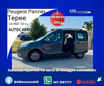 Peugeot Partner Tepee 1.6 HDi 92 cv. Active N1 autocarro