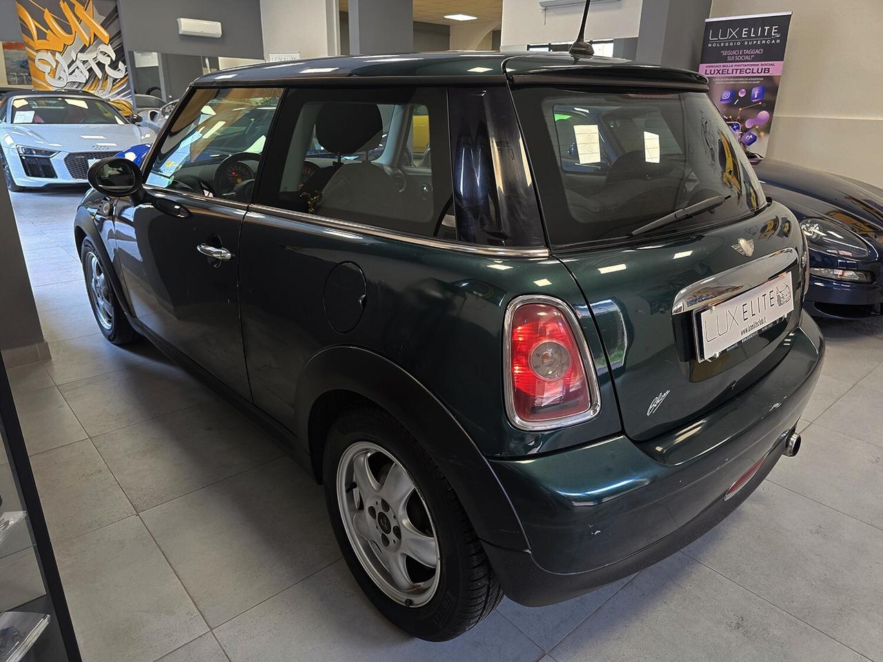 Mini One Clubman One 1.4 VERDE INGLESE_OK NEOPATENTATI_GOMME PIRELLI!!