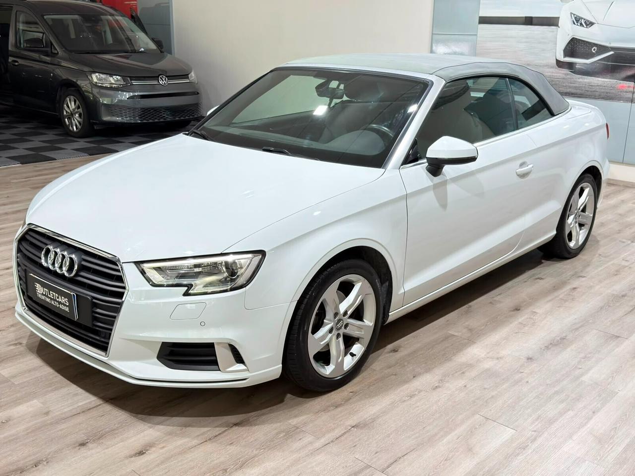 AUDI A3 CABRIO 1.6TDI 116CV SPORT 2018 LED/SENSORI
