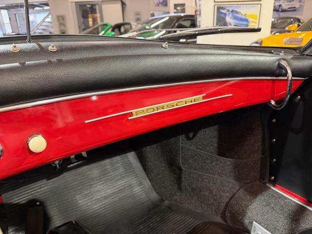 PORSCHE 356 Speedster 1600 A -Matching color-Pelle Nera